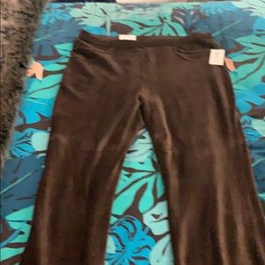 Brown Stretchy Corduroy looking Pants